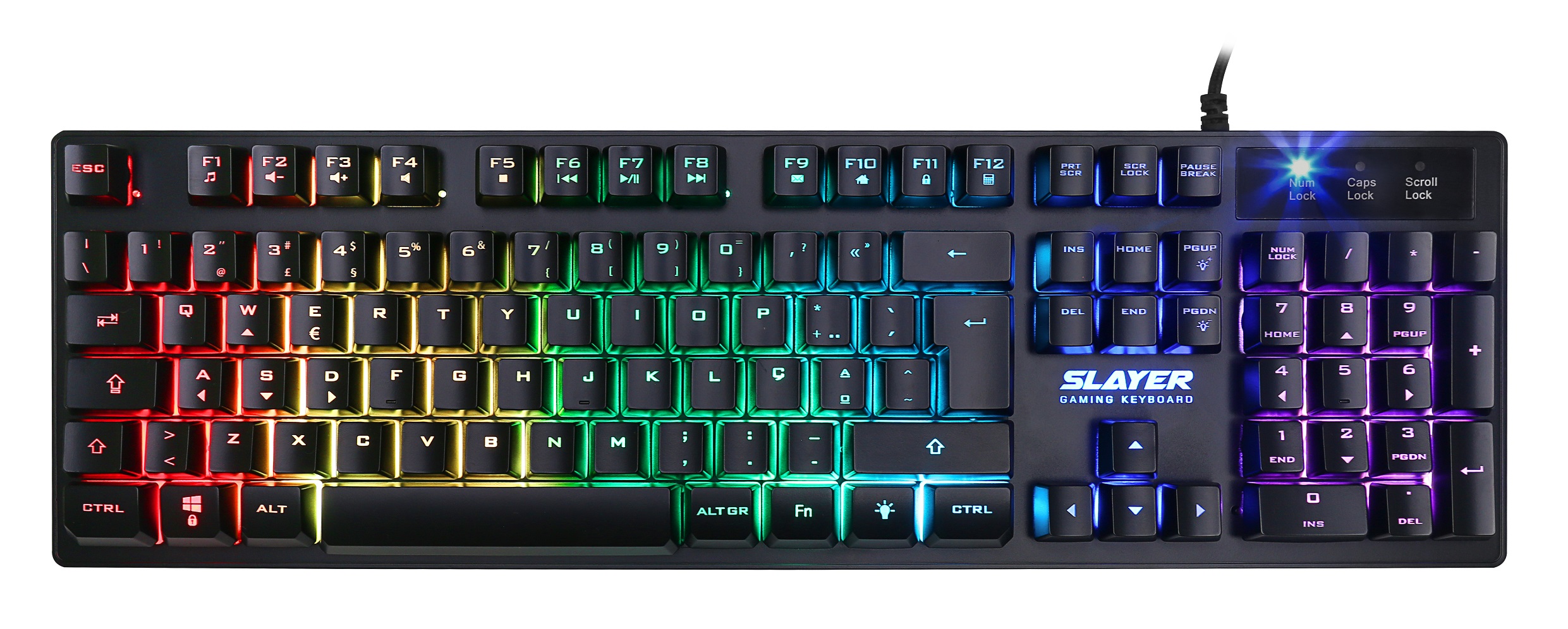 Teclado Mkplus Gaming Slayer RGB 1