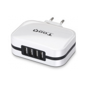 Carregador Universal TooQ QWC-1SC04WT USB-C + USB-A 27W, image