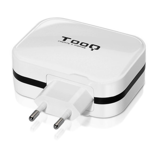 Carregador Universal TooQ QWC-1SC04WT USB-C + USB-A 27W, 2