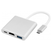 Cabo Conversor USB Tipo-C para HDMI  + USB A  image