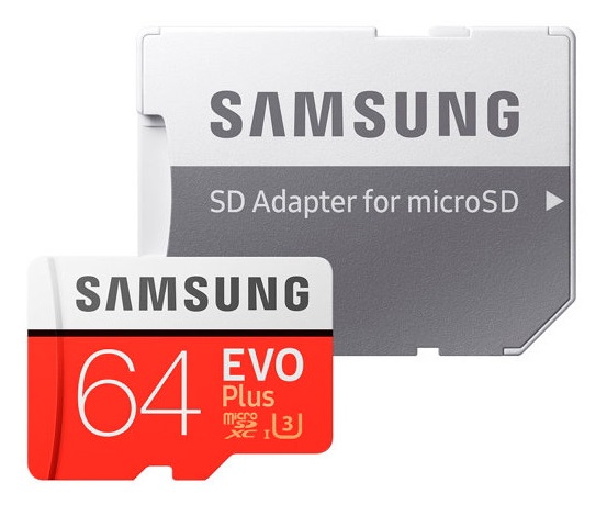 Carto Memria Samsung EVO Plus UHS-I U3 microSDXC 64GB 1