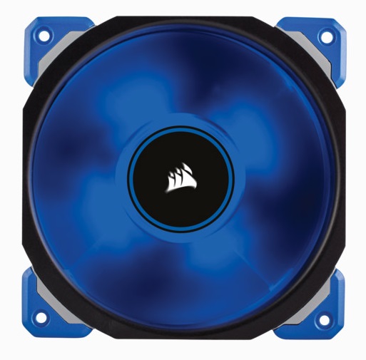 Ventoinha 120mm Corsair 2400RPM ML120 PRO LED Azul 4 Pinos PWM 1