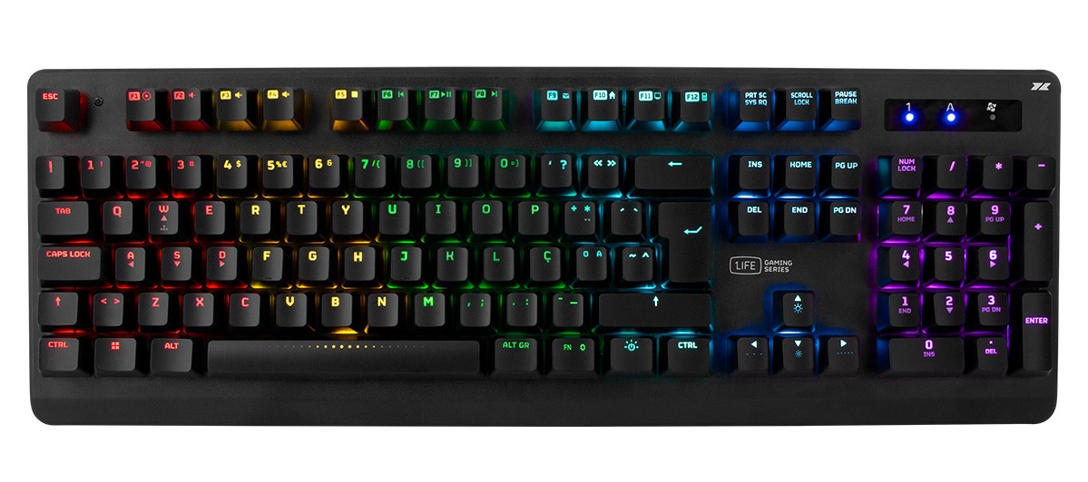 Teclado Mecnico 1Life gkb:mekan RGB X Red PT 1