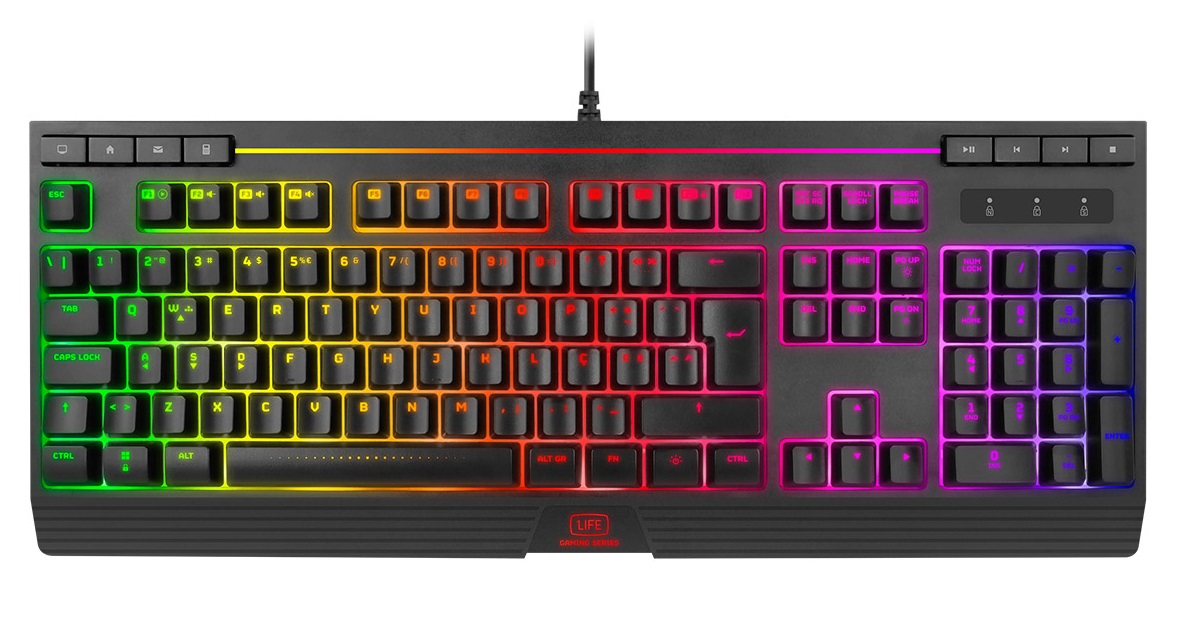 Teclado 1Life gkb:fuse RGB PT 1