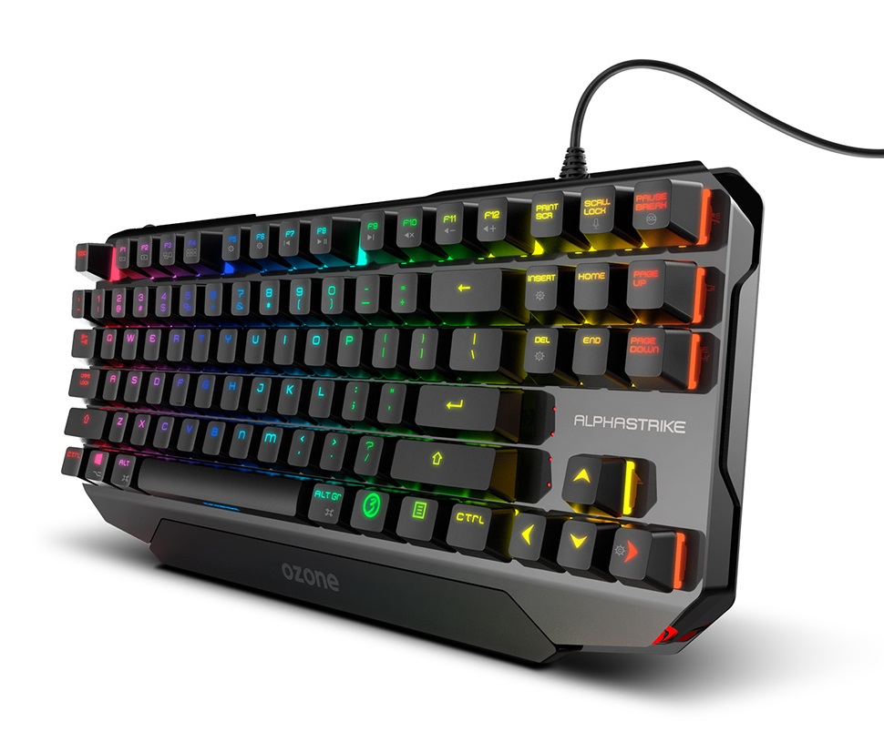 Teclado Mecnico Ozone Alpha Strike RGB PT Outemu Red 2