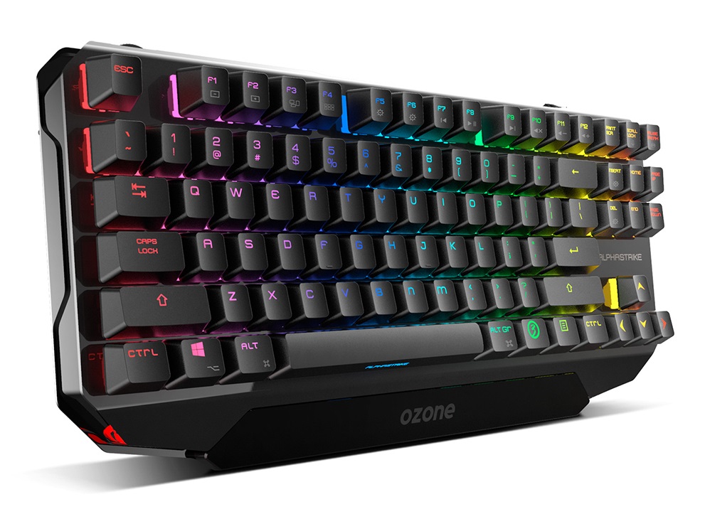 Teclado Mecnico Ozone Alpha Strike RGB PT Outemu Red 3