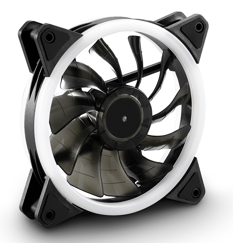 Ventoinha 120mm Sharkoon 1200RPM Shark Blades RGB Fan 3 Pinos 3