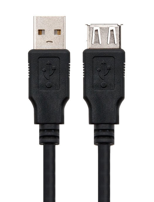Cabo NanoCable Extenso USB 2.0 Type-A M p/ Type-A F 3m Preto 2