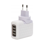 Carregador Universal Bluestork 4 Portas USB 2.1A Branco image