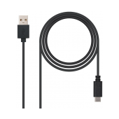 Cabo NanoCable USB 2.0 Type-A p/ Type-C 1m Preto image