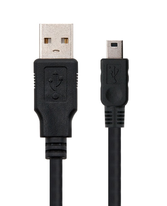 Cabo NanoCable USB 2.0 Type-A M p/ mini-USB M 1.8m Preto 2