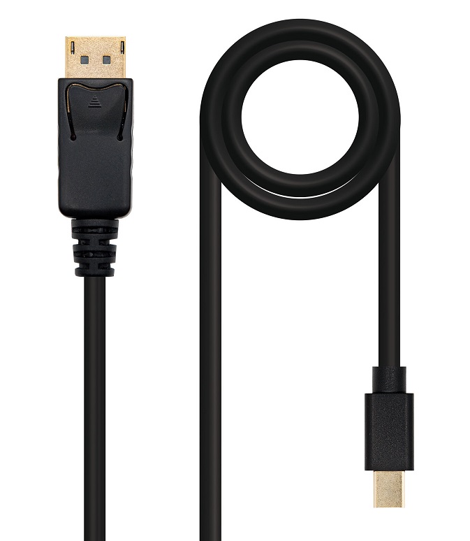 Cabo NanoCable Mini DisplayPort p/ DisplayPort 1.2 - 2m Preto 1