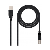 Cabo NanoCable USB 2.0 Type-A M p/ Type-B M 1.8m Preto image