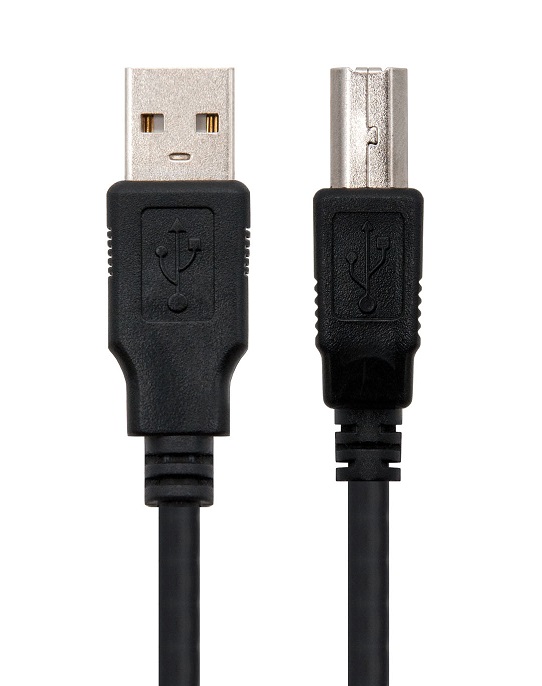 Cabo NanoCable USB 2.0 Type-A M p/ Type-B M 1.8m Preto 2