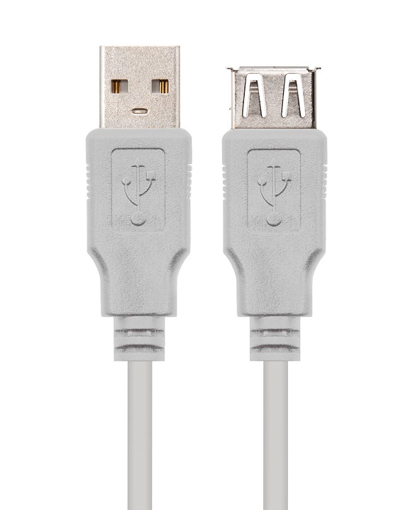 Cabo NanoCable Extenso USB 2.0 Type-A M p/ Type-A F 1.8m Branco 2