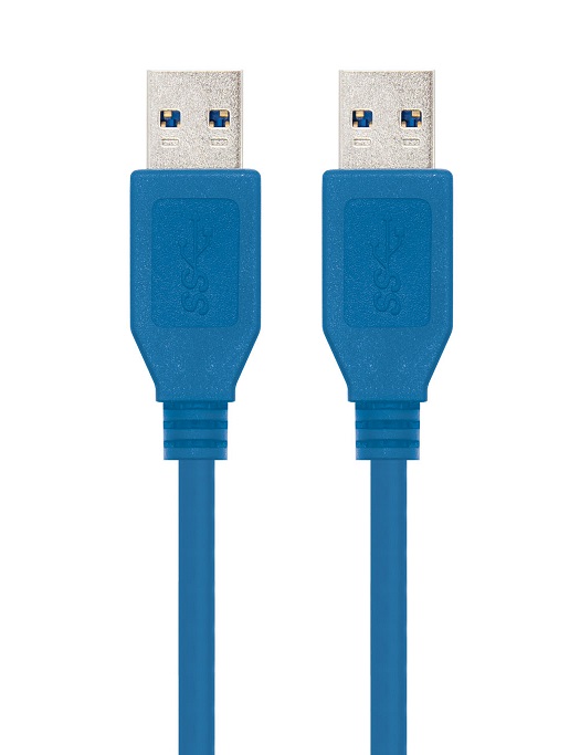 Cabo NanoCable USB 3.0 Type-A M p/ Type-A M 1m Azul 2