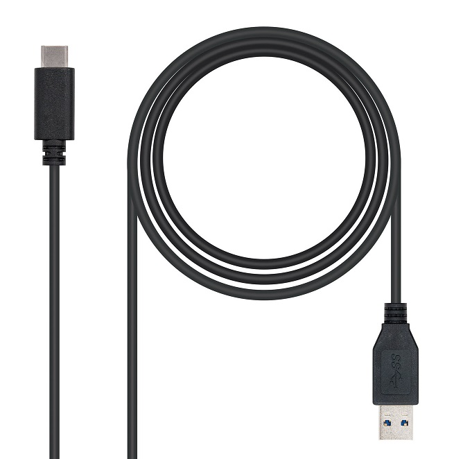 Cabo NanoCable USB 3.1 Type-A p/ Type-C 1m Preto 1