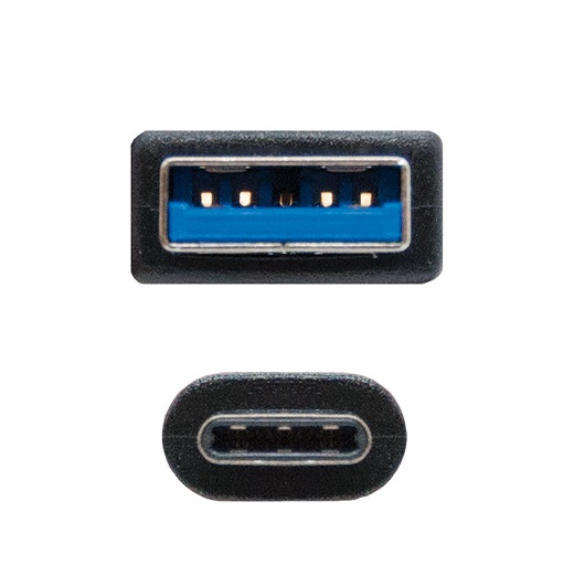 Cabo NanoCable USB 3.1 Type-A p/ Type-C 1m Preto 3