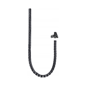 Organizador de Cabos Flexível NanoCable 25mm - 1m Preto image