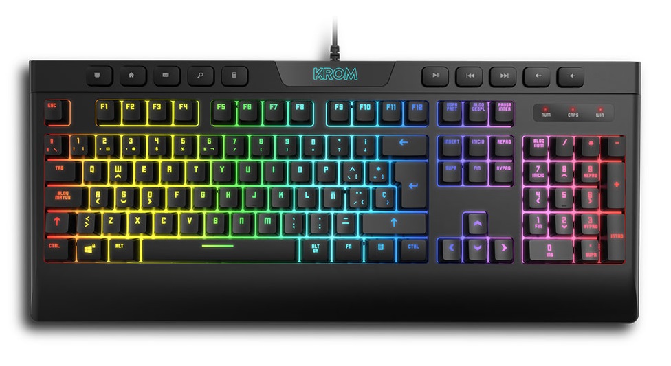 Teclado e Rato Krom Kalyos RGB PT 2