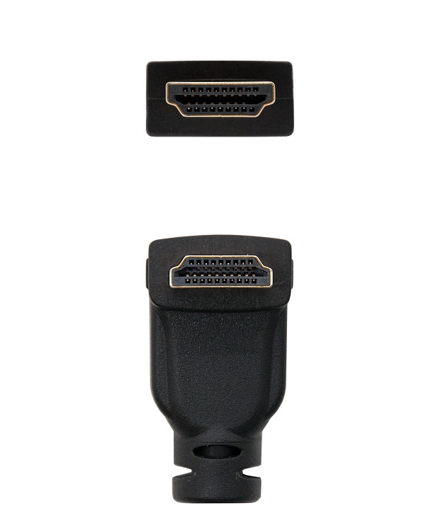 Cabo HDMI 1.4 NanoCable High Speed M/M Curvo 1.8m Preto 3