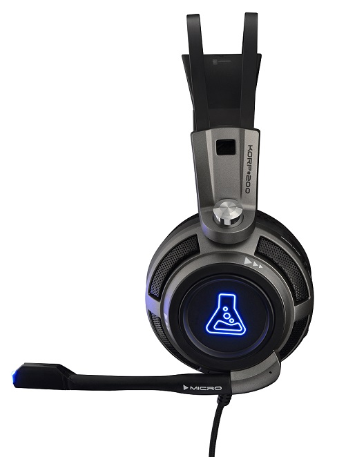 Auscultadores G-Lab Korp 200 Gaming Cinza 2