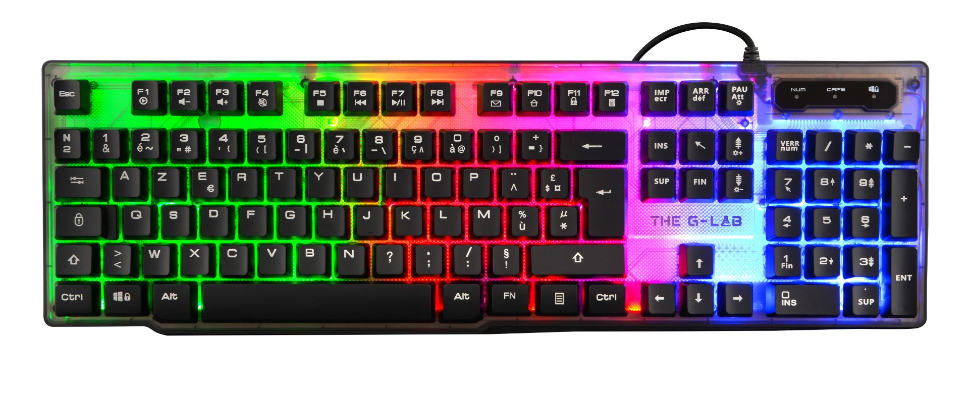 Teclado G-Lab Keyz Neon Gaming 1