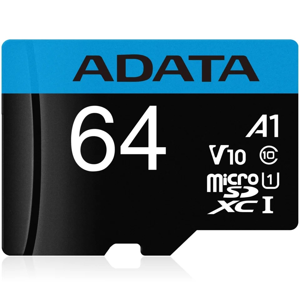 Carto de Memria Adata Premier 64GB microSDXC/SDHC UHS-I Classe 10 c/adap 2