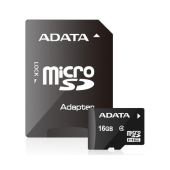 Cartão de Memória Adata 16GB microSDHC Classe 4 c/adap image