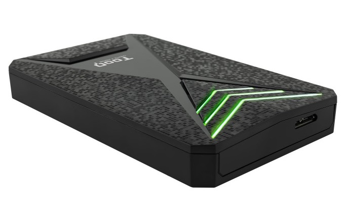 Caixa Externa TooQ Gaming RGB TQE-2550RGB 2.5 HDD/SSD USB3.1 Preta 2