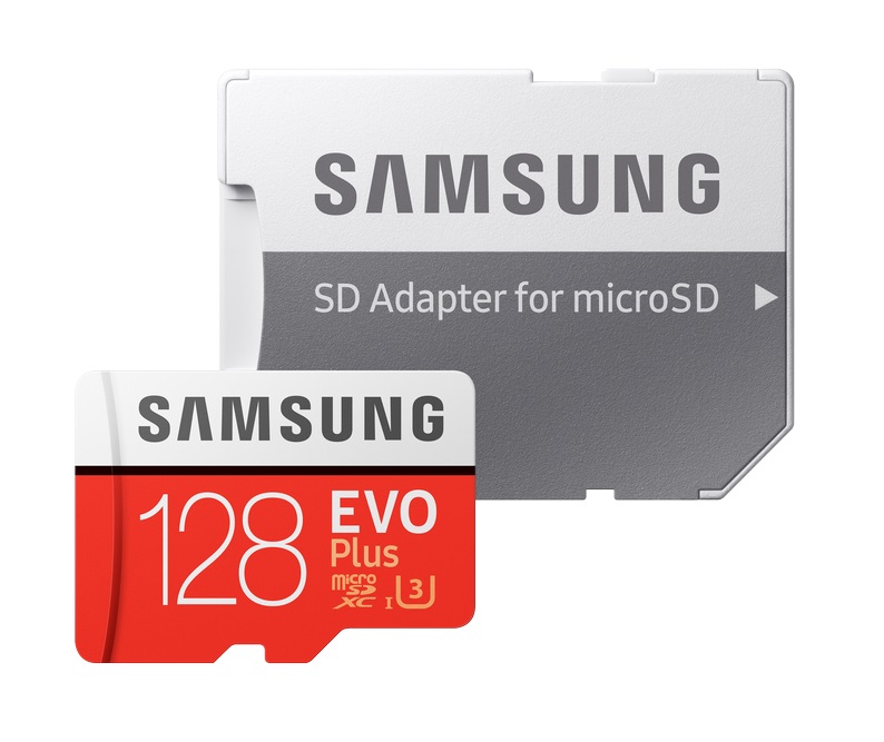 Carto de Memria Samsung 128GB Micro SDXC Evo+ Class 10 1