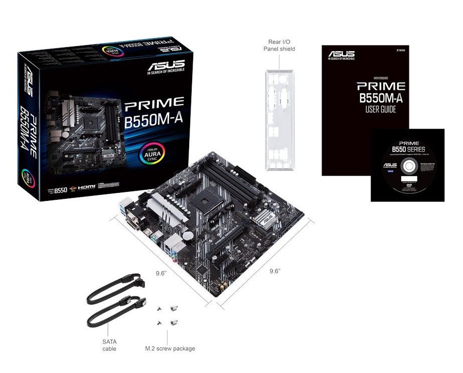 Motherboard Micro-ATX Asus Prime B550M-A 4