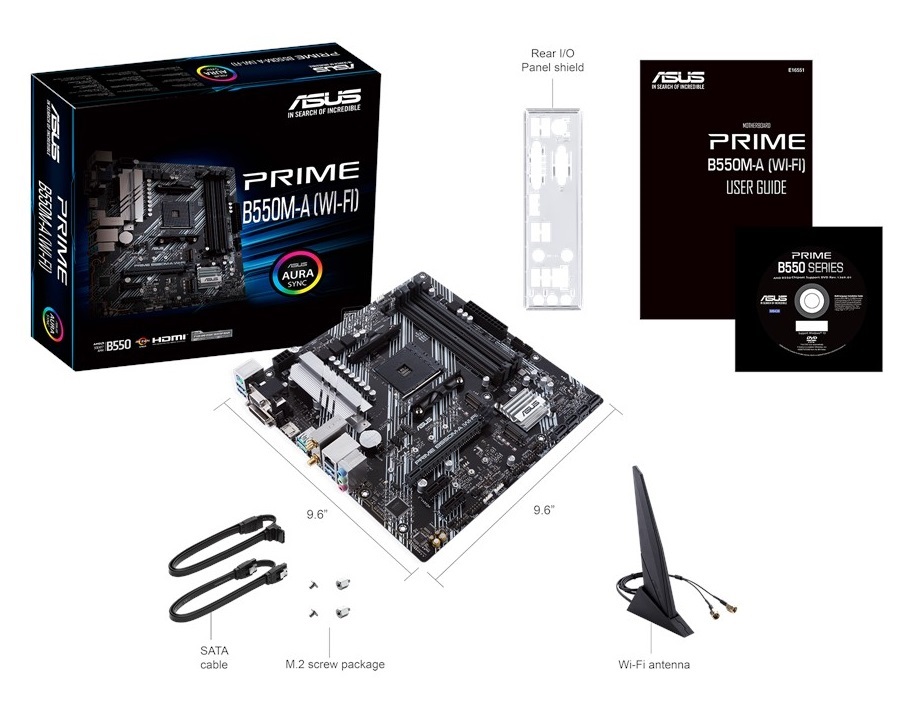 Motherboard Micro-ATX Asus Prime B550M-A (Wi-Fi) 4