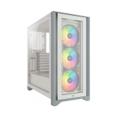 Caixa Extended-ATX Corsair iCUE 4000X RGB Tempered Glass Branca image